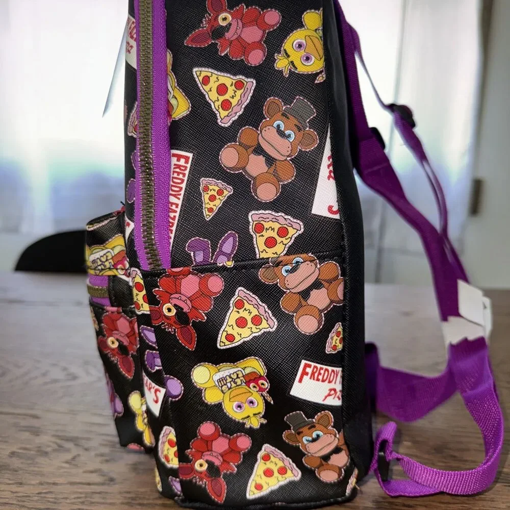 Five Nights at Freddy's Pizza Print Mini Backpack New With Tags